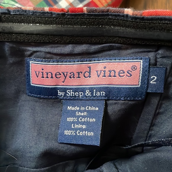 Vineyard Vines Plaid Strapless Dress - Picture 5 of 6